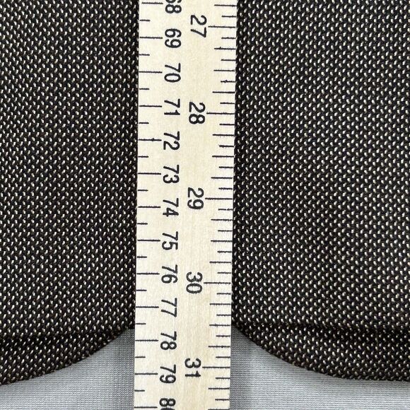 Pronto Uomo Blazer Men’s 40 Short Brown Preppy Business Casual Wool Silk Jacket - Picture 8 of 14